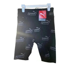 puma size small black short with designs